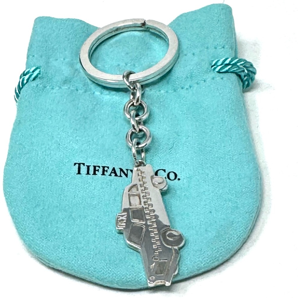 Authentic Italian & co. Taxi Cab Key Chain..